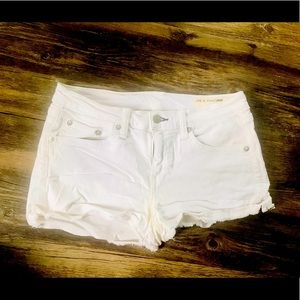 Rag and Bone white shorts